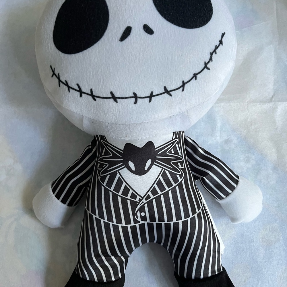 Disney Nightmare Before Christmas Jack Skellington Plush/Pillow Black, White